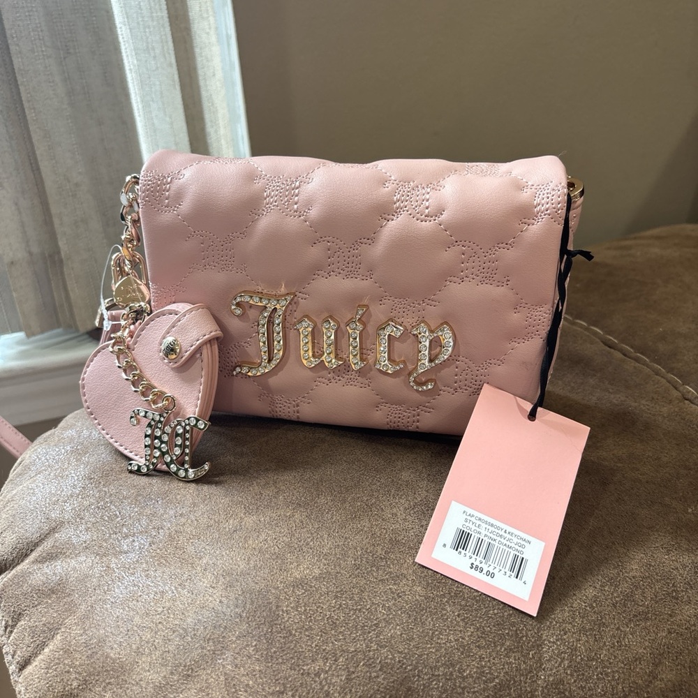 Juicy Couture Blush Pink Crossbody Bag